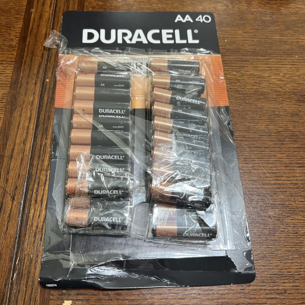 Duracell Power Boost AA Alkaline Batteries (Pack of 39) Exp 3/2037